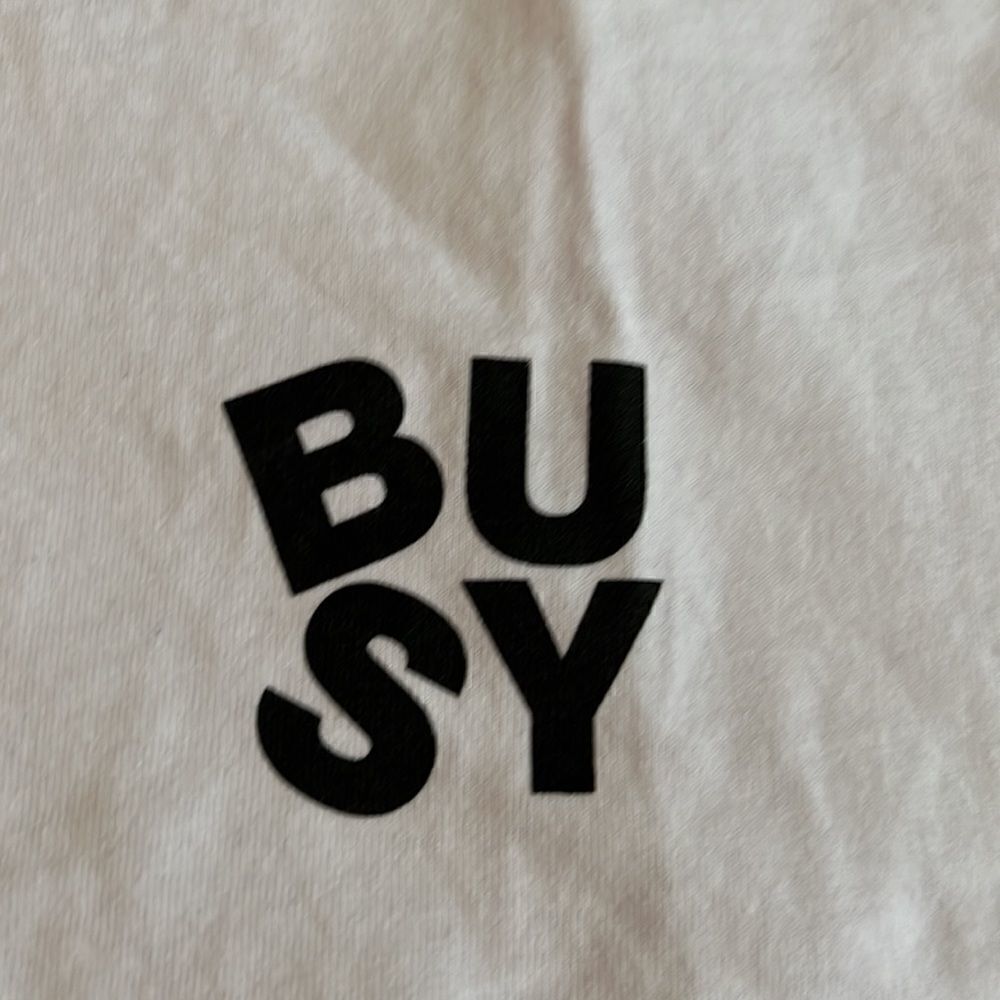 BUSY Limited cropped Tee OS - Picture 2 of 3